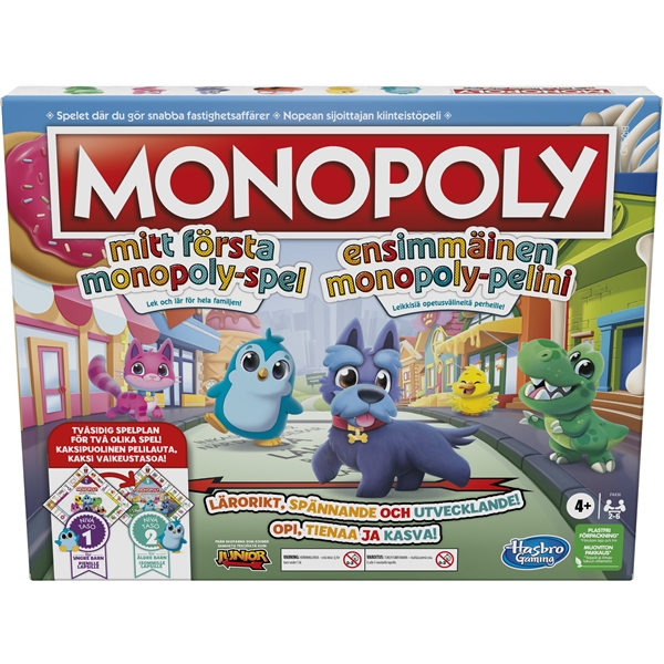 Hasbro My First Monopoly (SE/FI) (Bild 1 av 4)