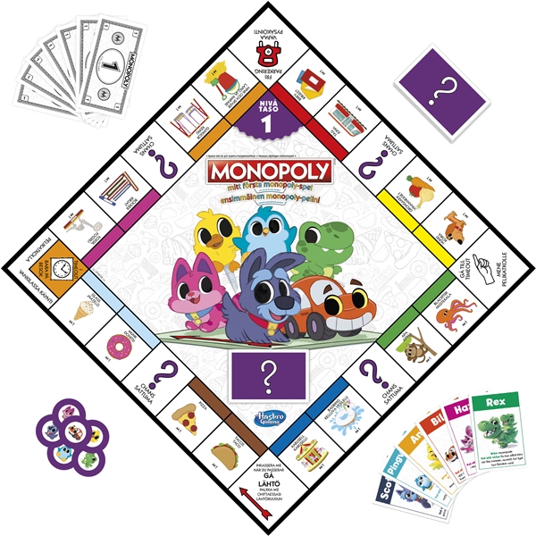 Hasbro My First Monopoly (SE/FI) (Bild 2 av 4)
