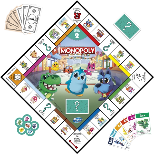 Hasbro My First Monopoly (SE/FI) (Bild 3 av 4)