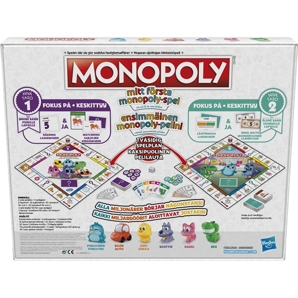 Hasbro My First Monopoly (SE/FI) (Bild 4 av 4)