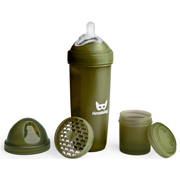 Herobility Baby Bottle 340 ml Army Green
