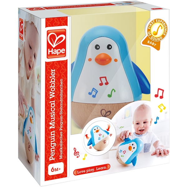 Hape Penguin Musical Wobbler (Bild 1 av 5)