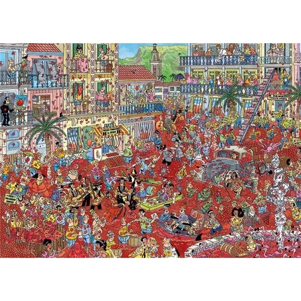 Pussel 1000 Bitar - La Tomatina (Bild 2 av 2)