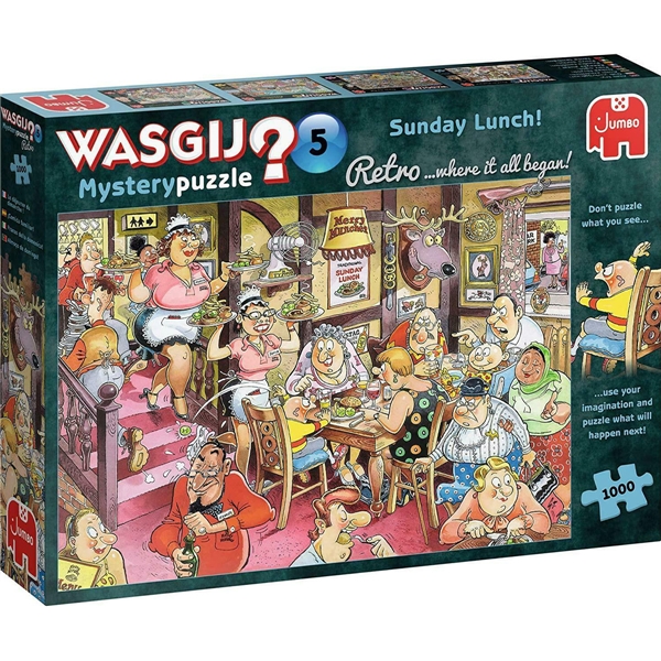 Wasgij Retro Mystery 5 Sunday Lunch! (Bild 1 av 2)