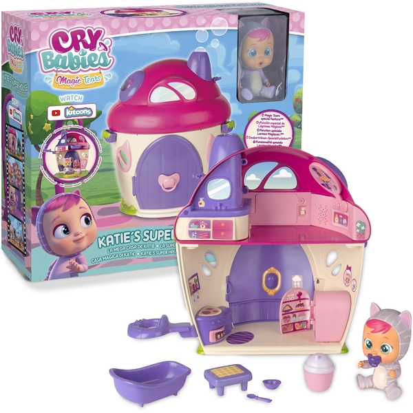 Cry Babies Magic Tears Katie’s Super House Playset (Bild 2 av 5)