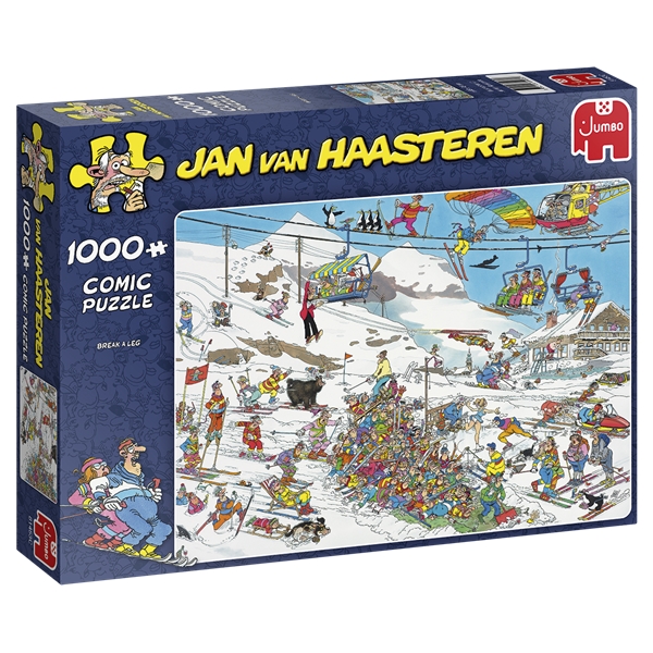 Pussel 1000 Bitar Break A Leg Jan Van Haasteren