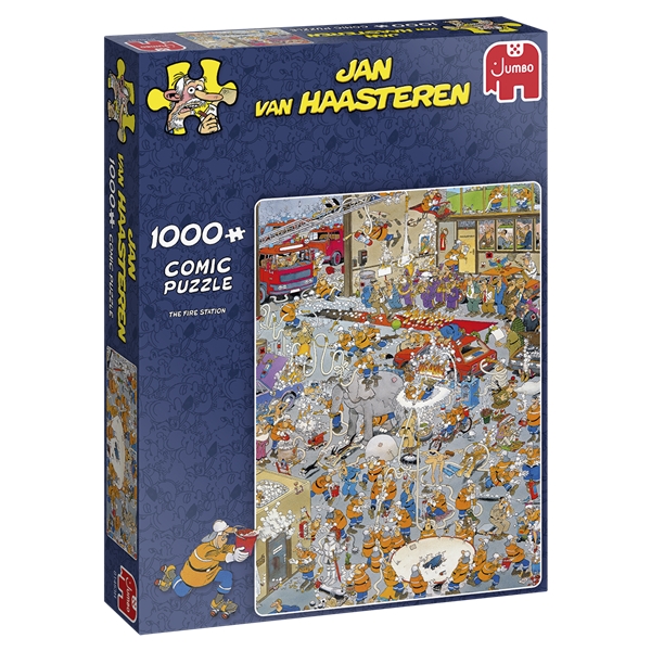 Pussel 1000 Bitar The Fire Station Jan Haasteren