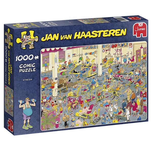 Pussel 1000 Bitar At The Gym Jan Van Haasteren