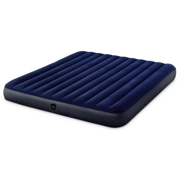 Intex Klassisk Downy Luftmadrass 183x203x25 cm (Bild 1 av 4)