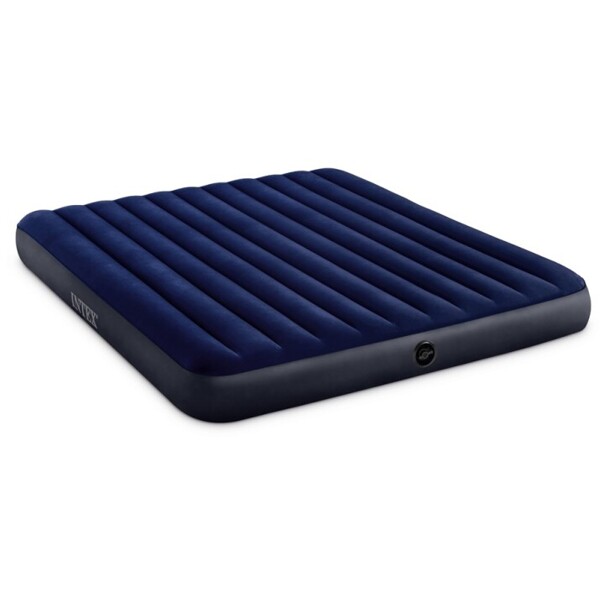 Intex Klassisk Downy Luftmadrass 183x203x25 cm (Bild 3 av 4)