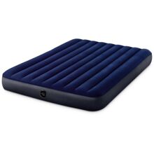 Intex Klassisk Downy Luftmadrass 152x203x25 cm