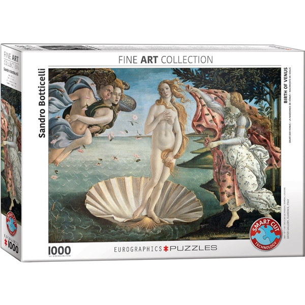 Pussel 1000 Bitar Birth of Venus