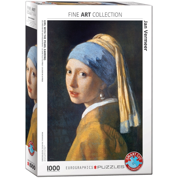 Pussel 1000 Bitar Girl with the Pearl Earring