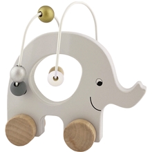 Jabadabado Rulldjur Elefant m Kulram Silver