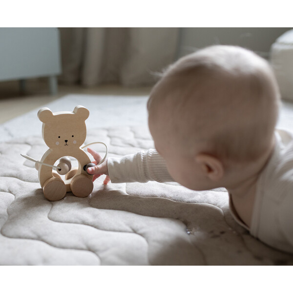 Jabadabado Rulldjur Teddy Kulram Natur (Bild 3 av 4)