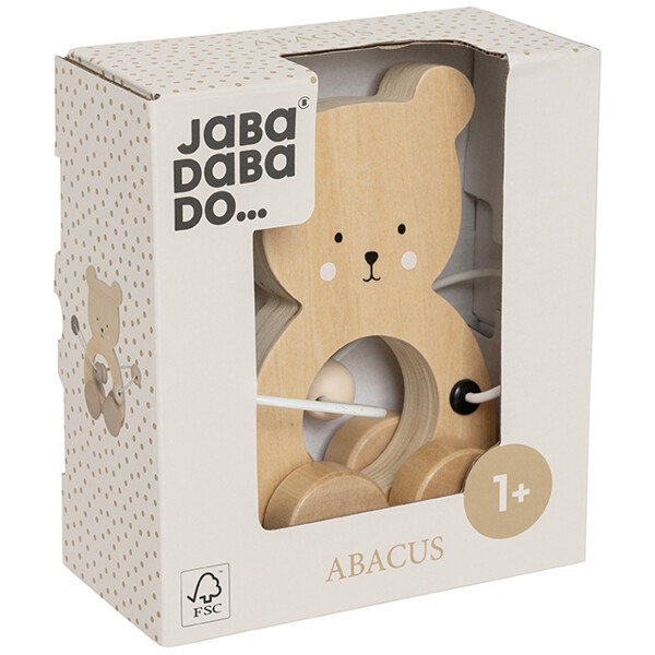 Jabadabado Rulldjur Teddy Kulram Natur (Bild 4 av 4)