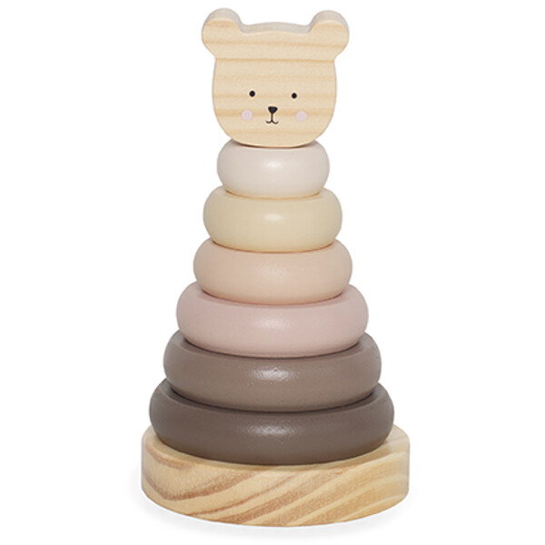 Jabadabado Stapelleksak Teddy Natur (Bild 1 av 4)