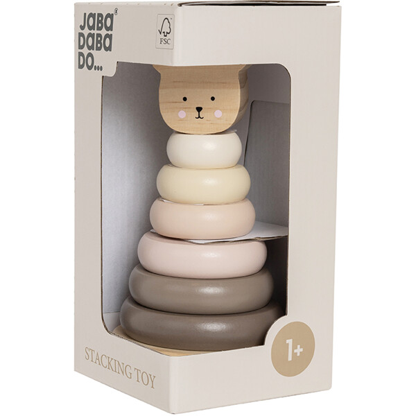 Jabadabado Stapelleksak Teddy Natur (Bild 4 av 4)