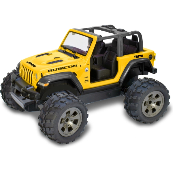 Taiyo 1:22 Jeep Wrangler Rubicon Yellow (Bild 1 av 2)