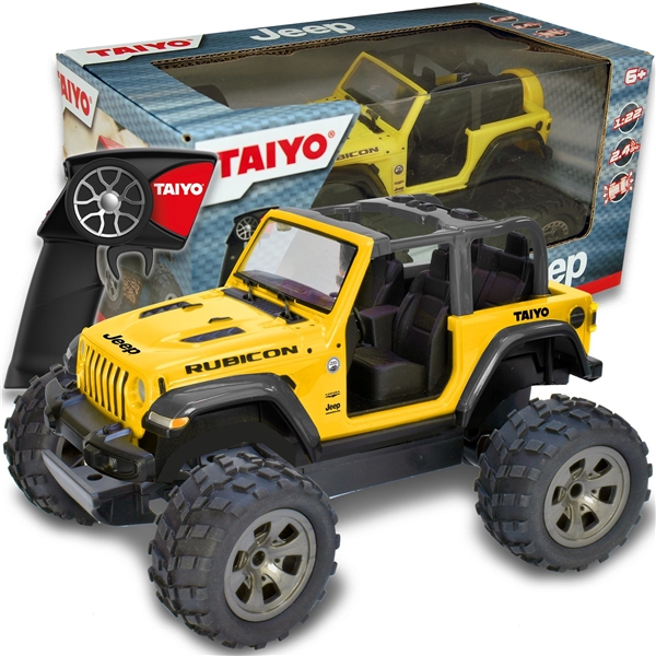 Taiyo 1:22 Jeep Wrangler Rubicon Yellow (Bild 2 av 2)
