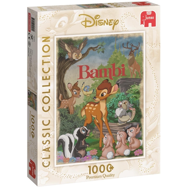 Pussel 1000 Bitar Disney Bambi
