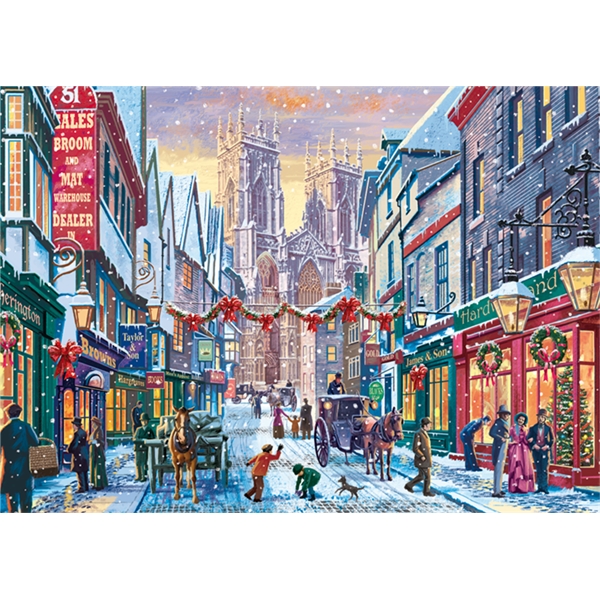 Pussel 1000 Bitar Christmas in York (Bild 2 av 2)