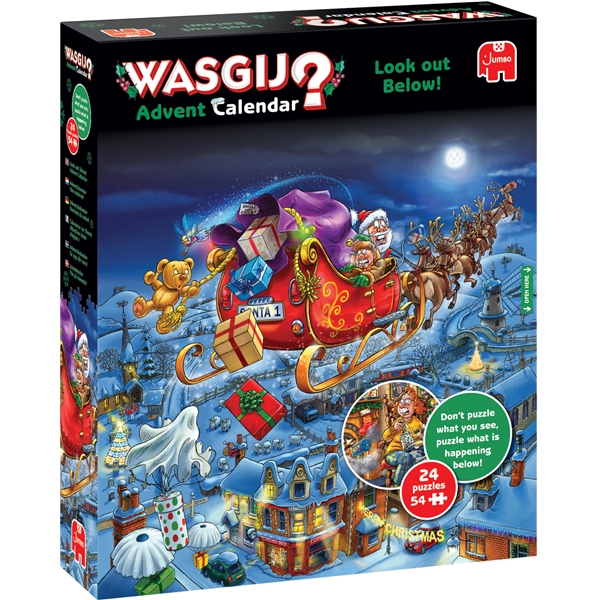 Wasgij Adventskalender 24 x 54 Bitar (Bild 1 av 3)