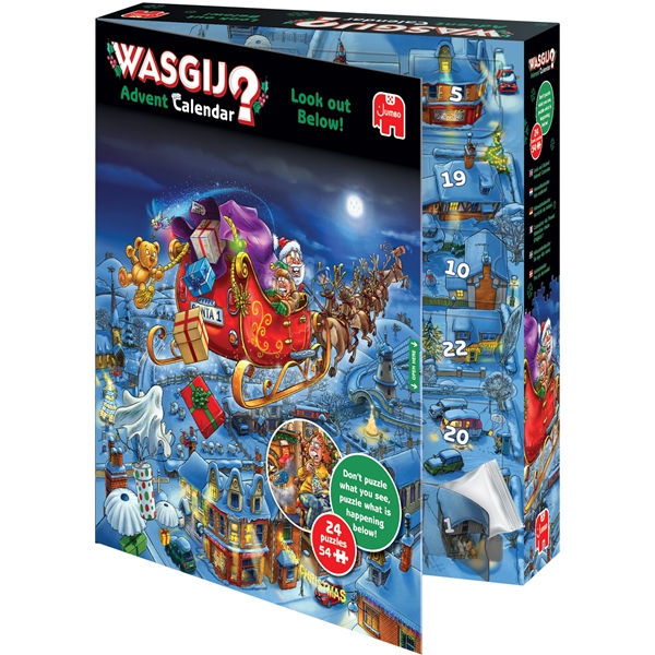 Wasgij Adventskalender 24 x 54 Bitar (Bild 2 av 3)