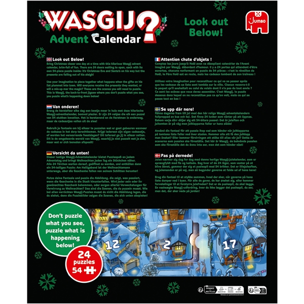 Wasgij Adventskalender 24 x 54 Bitar (Bild 3 av 3)