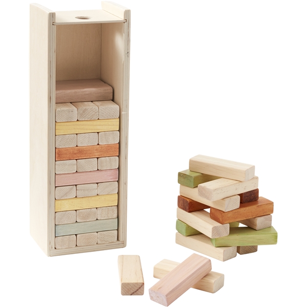 Kids Concept Byggstavar Trälåda (Bild 2 av 2)