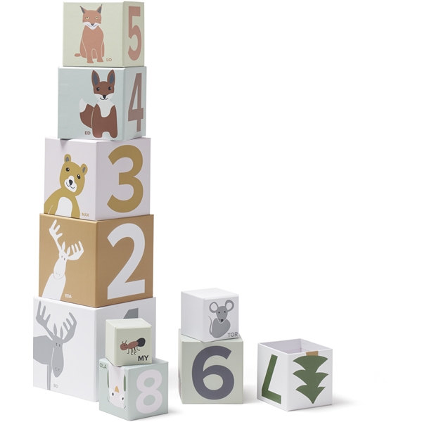 Kids Concept Kuber Papp 1-10 Edvin (Bild 2 av 3)