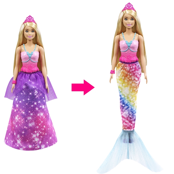 Barbie Dreamtopia 2-in-1 Doll Barbie (Bild 1 av 4)