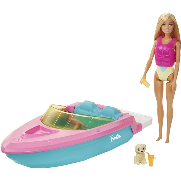 Barbie Doll & Boat (Bild 1 av 7)