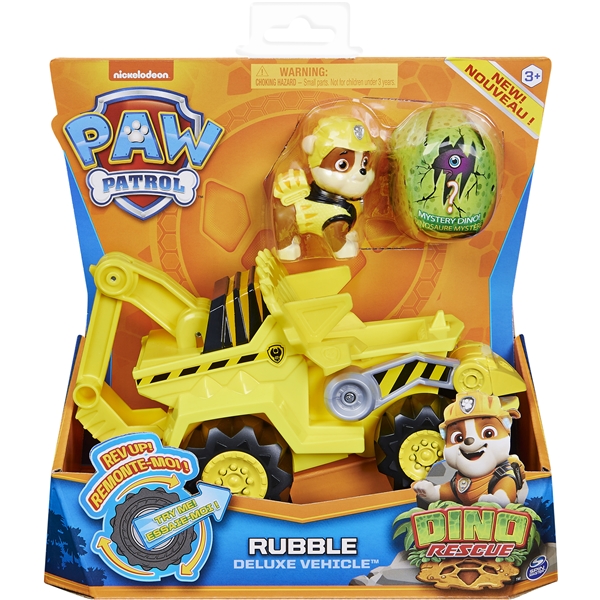 Paw Patrol Dino Deluxe Vehicles Rubble (Bild 1 av 3)