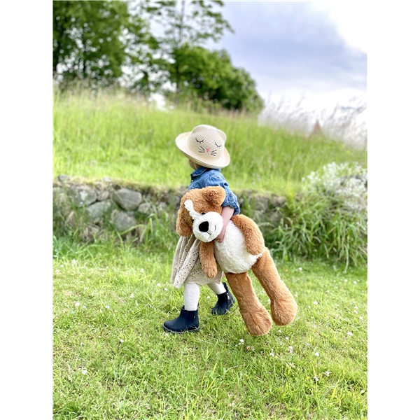 Teddykompaniet Hund, Brun 60 cm (Bild 3 av 3)