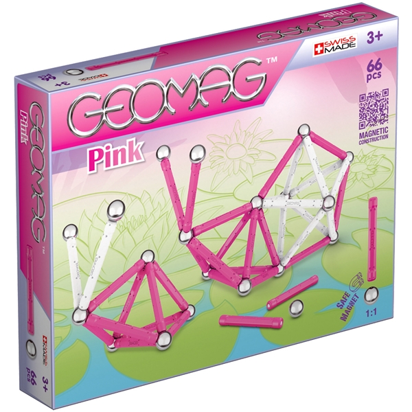 Geomag Kids Color Pink 66 delar