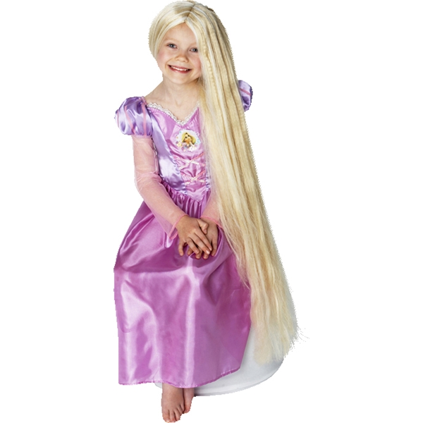 Rapunzel Peruk Självlysande