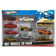 10 st/paket - Hot Wheels Cars Giftpack