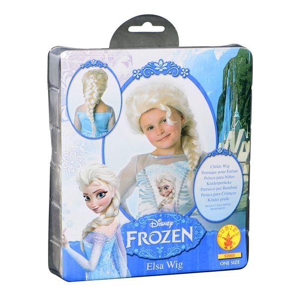 Elsa Frost Frozen dräkt Peruk (Bild 1 av 3)