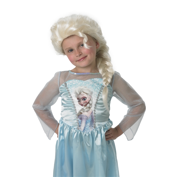 Elsa Frost Frozen dräkt Peruk (Bild 2 av 3)