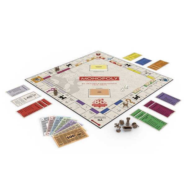 Monopoly 80th Anniversary Edition (Bild 4 av 5)