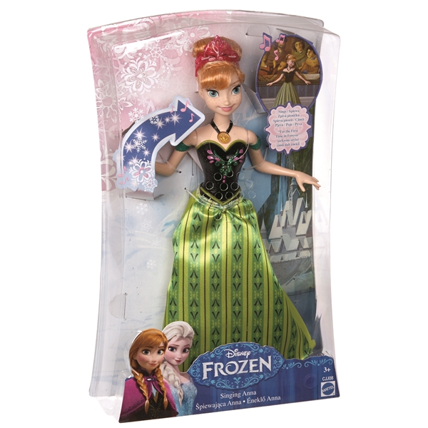 Anna Frozen Frost Sjungande Docka (Bild 1 av 3)