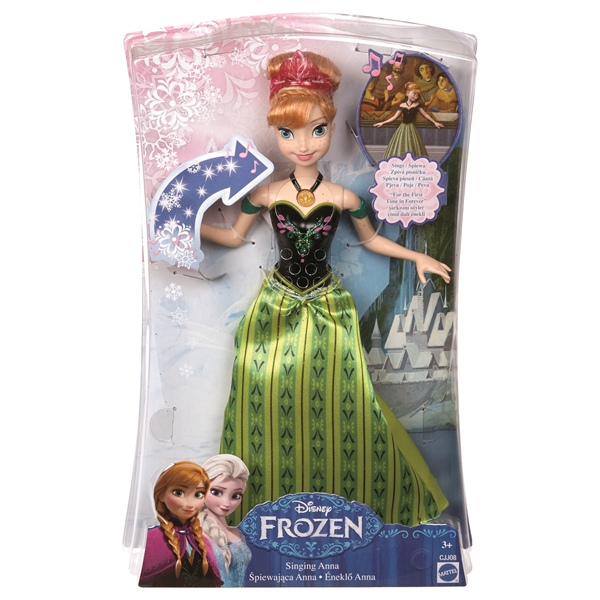 Anna Frozen Frost Sjungande Docka (Bild 3 av 3)