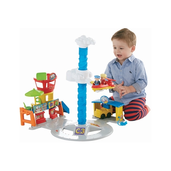 Little People Spinnin' Sounds Airport Fisher Price (Bild 2 av 5)