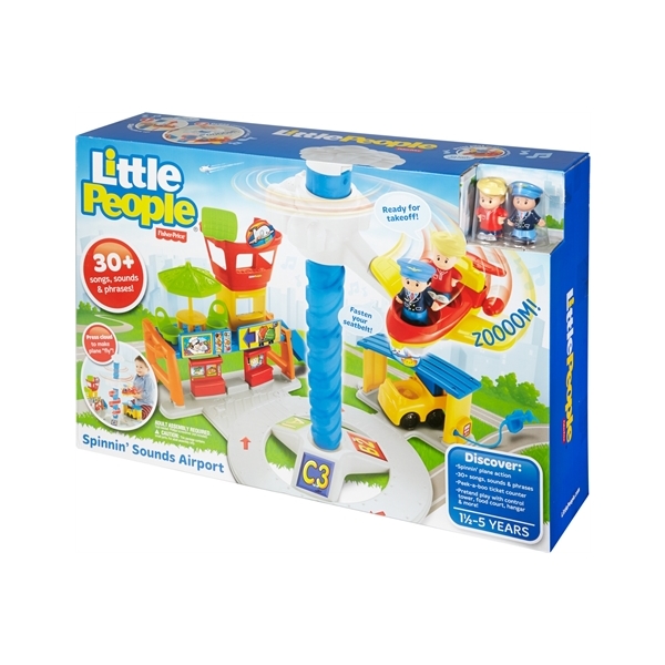 Little People Spinnin' Sounds Airport Fisher Price (Bild 5 av 5)