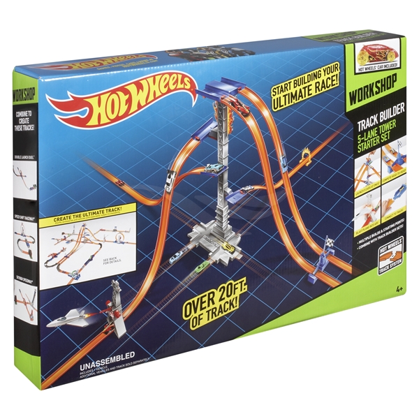 Hot Wheels Track Builder 5-Lane Tower (Bild 2 av 5)