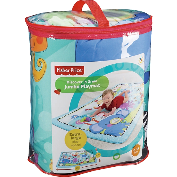 Discover n Grow Jumbo Playmat Babygym Fisher Price