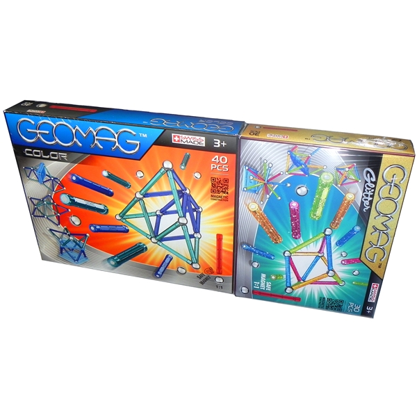 Geomag Duopack - Glitter 40/ Color Glitter 30