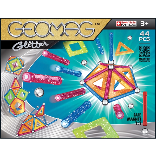 Geomag Panels Glitter 44 delar