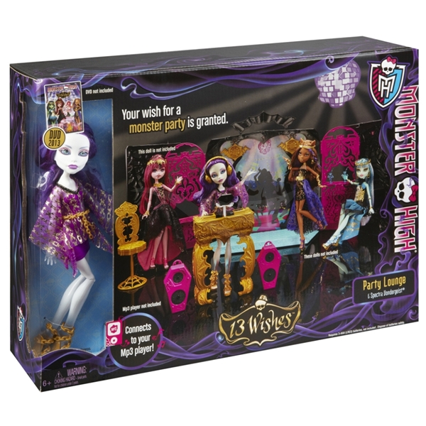 Monster High 13 Wishes Party Lounge & Spectra (Bild 2 av 4)